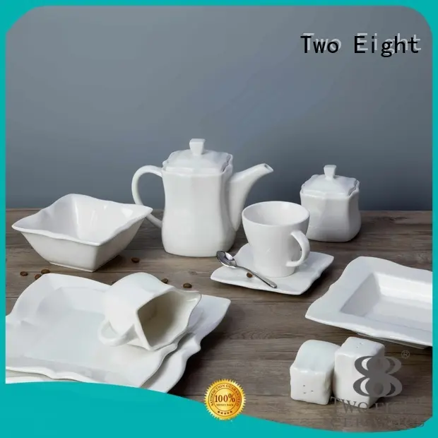 Quality Two Eight Brand white porcelain tableware meng italian 1