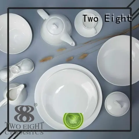 white porcelain tableware round Bulk Buy style Two Eight 1