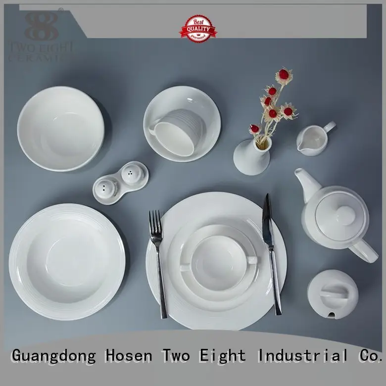 white porcelain tableware german Two Eight Brand two eight ceramics 1