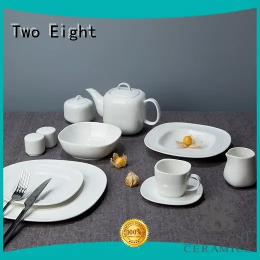 white porcelain tableware glaze Bulk Buy casual Two Eight 1