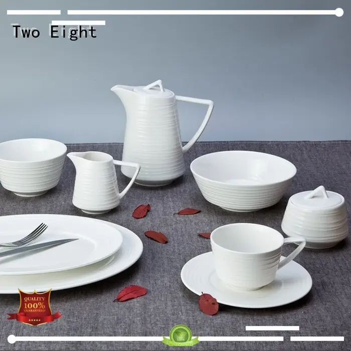 huan Custom french two eight ceramics dinnerware Two Eight 1