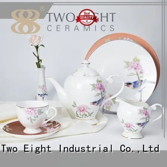 fine white porcelain dinnerware rim two eight ceramics Two Eight Brand 1