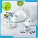 style
 contemporary
 white
 Wholesale flat two eight ceramics Two Eight Brand 1