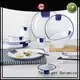 Hot pink 16 piece porcelain dinner set french Two Eight Brand 1