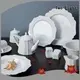 white porcelain tableware fashion restaurant Bulk Buy embossed Two Eight 1
