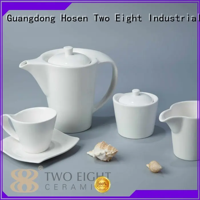 white porcelain tableware modern dinnerware smoothly Two Eight Brand 1
