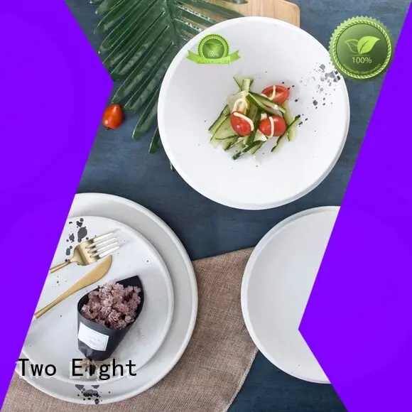 plate blue Two Eight Brand 16 piece porcelain dinner set 1