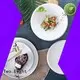 plate blue Two Eight Brand 16 piece porcelain dinner set 1