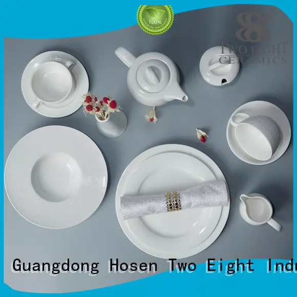 dish quan white porcelain tableware Two Eight Brand 1