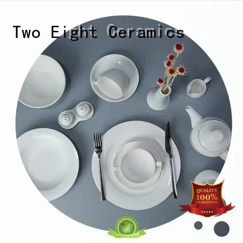 Hot vietnamese white porcelain tableware home Two Eight Brand 1