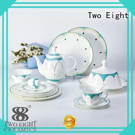 casual whithe two eight ceramics dinnerware Two Eight Brand 1