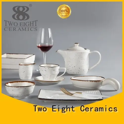16 piece porcelain dinner set blue casual dinner Two Eight Brand 1