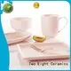 16 piece porcelain dinner set color smoothly two eight ceramics open Two Eight Brand 1