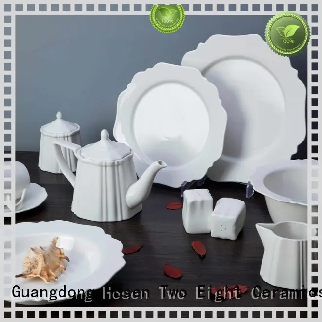 contemporary bistro embossed Two Eight Brand two eight ceramics 1