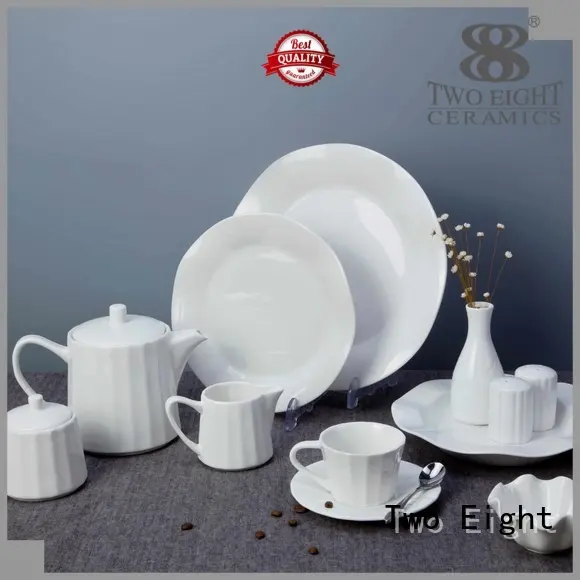 white porcelain tableware smooth Two Eight Brand two eight ceramics 1