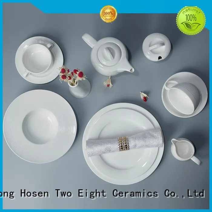 white porcelain tableware irregular casual two eight ceramics manufacture 1