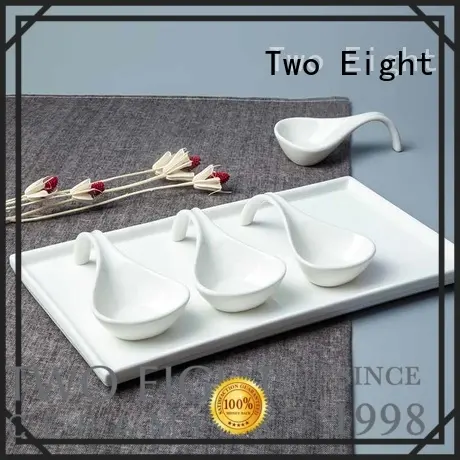 Two Eight casual porcelain tea cup with lid components for bistro 1