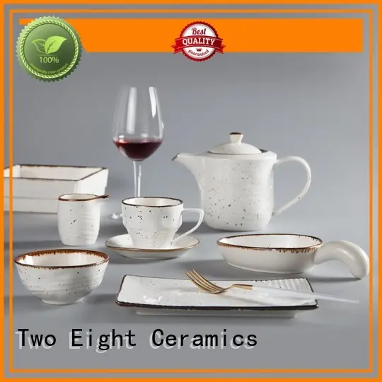 Two Eight colorful porcelain dishes made in china glaze for home 1