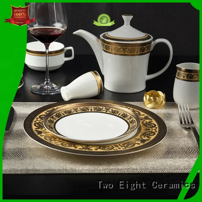 best porcelain dinnerware ceramic for hotel Two Eight 1