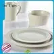 Two Eight elegant restaurant dinner plates cheap smoothly for dinning room 1