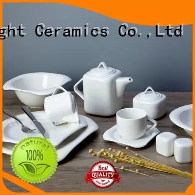 white porcelain sample for bistro Two Eight 1
