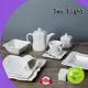white porcelain square plates rim for hotel Two Eight 1