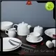 Two Eight elegant white bone china dinnerware rim for dinning room 1