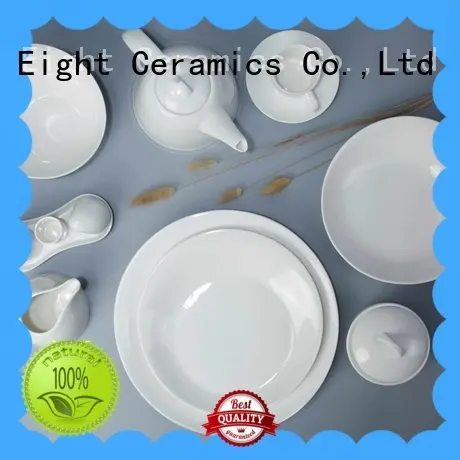 irregular white porcelain dinner service customized for restaurant 1