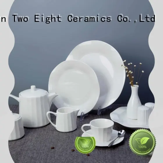 rim restaurant white dinnerware series for hotel 1