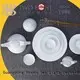 Two Eight smooth white porcelain manufacturer for dinning room 1
