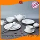 white plate set German style for bistro Two Eight 1