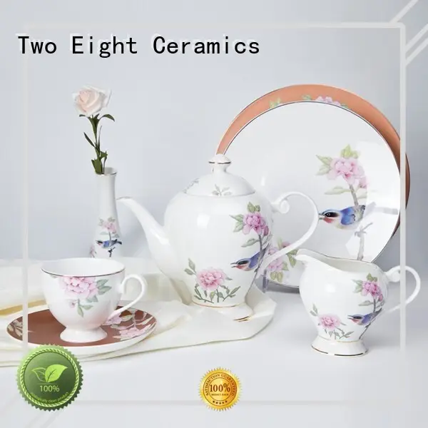 custom restaurant dinnerware flower for hotel Two Eight 1
