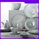 Two Eight smoothly 40 piece porcelain dinnerware set oragne for kitchen 1