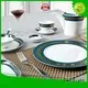 Navy Blue Fine & Golden Mixed Fine bone china Dinnerware for Hotel - TD07 1