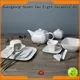 Two Eight simply fine porcelain plates Italian style for home 1