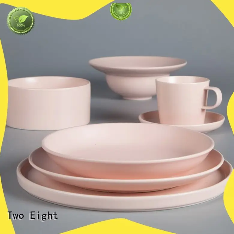 Two Eight vintage grey porcelain dinnerware customized for home 1