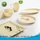 Two Eight smooth restaurant grade plates from China for home 1