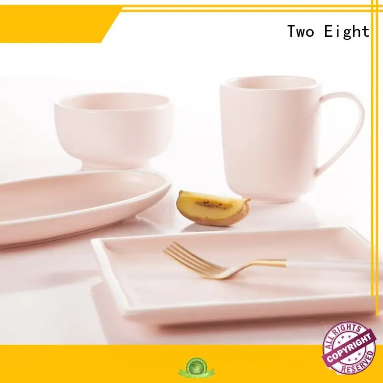 Two Eight colorful porcelain dinner set sale directly sale for home 1