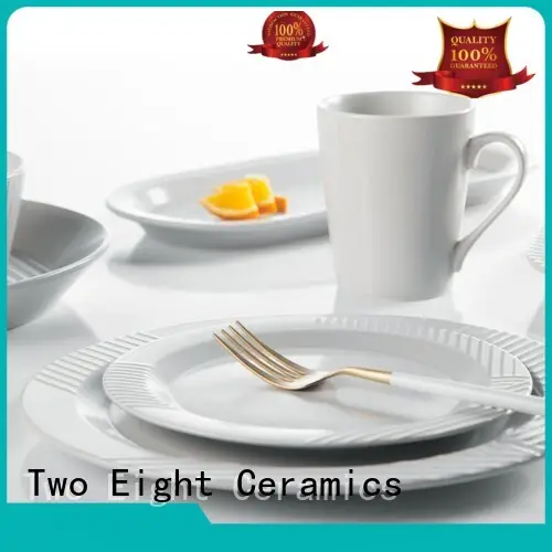 square porcelain plate set series for restaurant 1