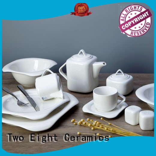 ivory modern restaurant crockery manufacturer for dinner 1