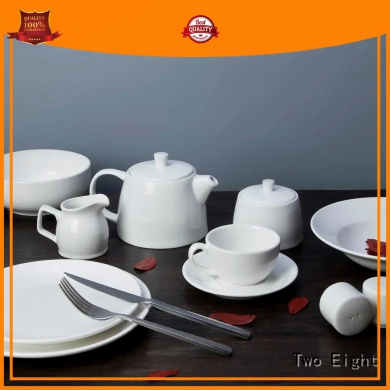 Italian style white porcelain dinner plates bulk manufacturer for kitchen Two Eight 1