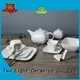 Two Eight irregular french white porcelain dinnerware series for hotel 1
