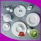 Two Eight smooth white china dinnerware sets Italian style for kitchen 1