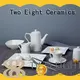 bulk white porcelain dinner service from China for hotel Two Eight 1