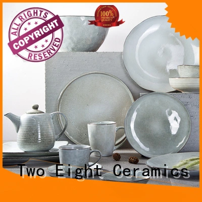 Two Eight elegant unbreakable restaurant plates series for home 1