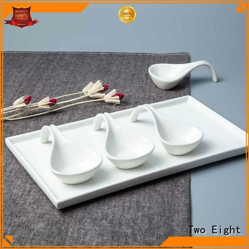 Two Eight blue hospitality crockery with good price for restaurant 1