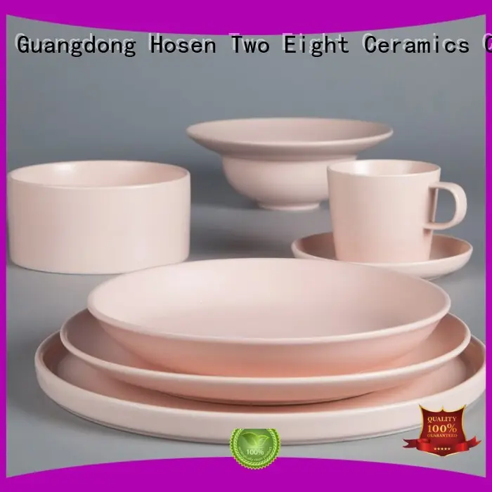 colored cheap porcelain dinnerware light for kitchen Two Eight 1