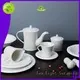 rim white plate set series for hotel 1