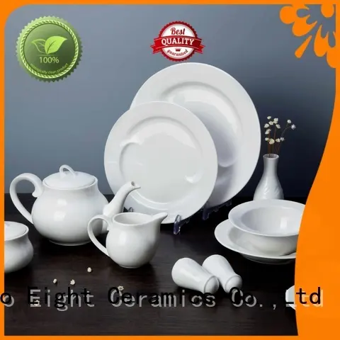 Two Eight smoothly white plate set manufacturer for home 1