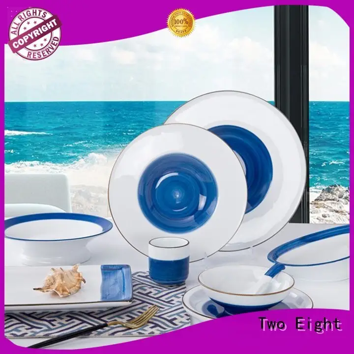 casual restaurant china dinnerware brown for home Two Eight 1